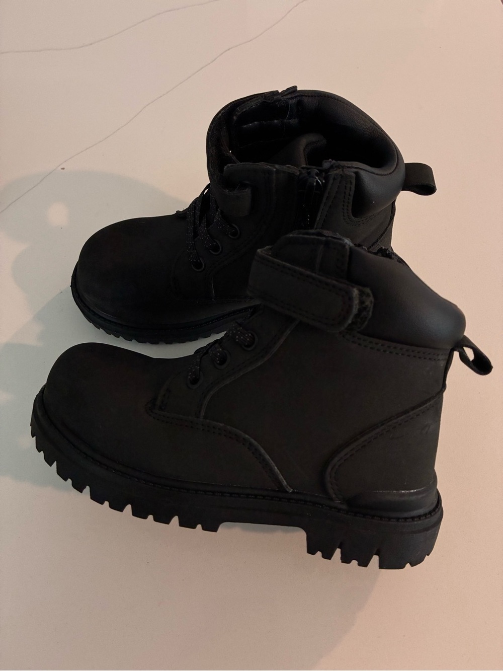 Kids Black Tactical Boots - Durable Everyday Footwear